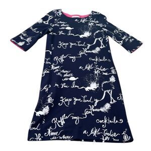 Lilly Pulitzer Girls Ruffle My Feathers Dress Girls Size 7